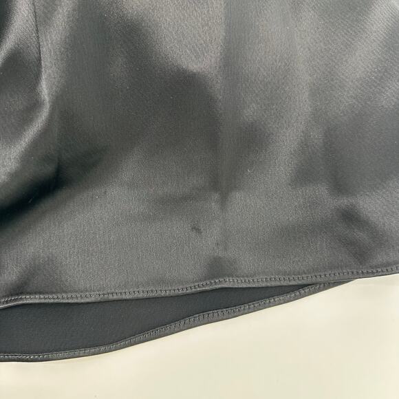 ABS by Allen Schwartz Black & White Lace Top Halter Formal Gown Womens Size 4 - Picture 13 of 16